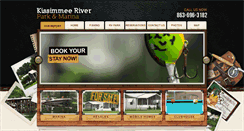 Desktop Screenshot of kissimmeeriverparkandmarina.com